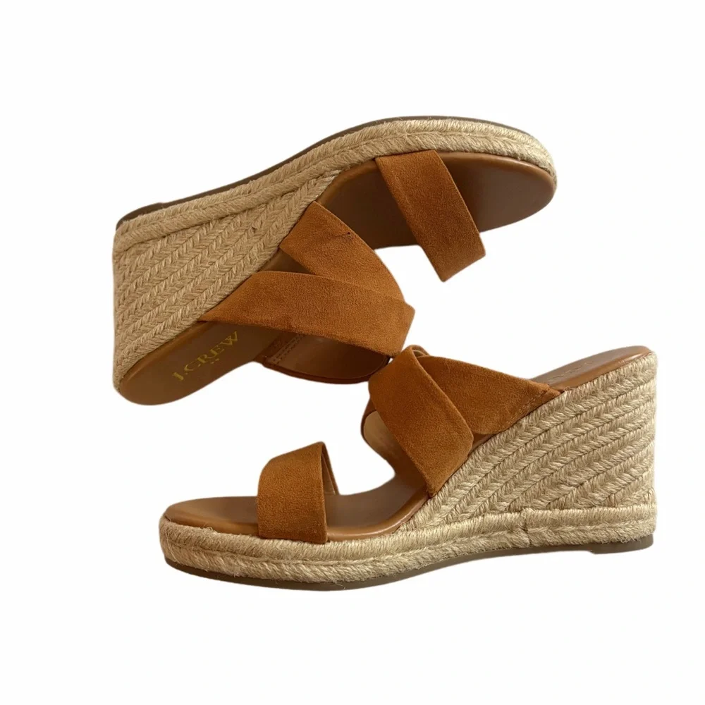 J. Crew Women's Brown‎ Suede Sandals